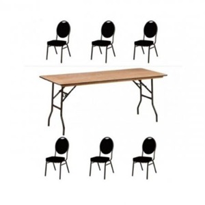 Klaptafel Set Deluxe Zwart